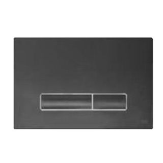 Панель механ. двойная Glam, пластик, черный Soft touch, OLI